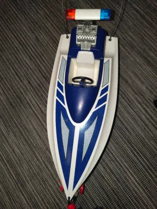 Playmobil Policía: Coche y Barco