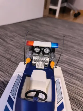 Playmobil Policía: Coche y Barco