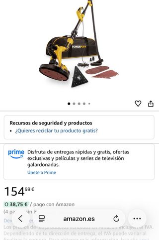 Lijadora de paredes y techos