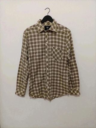 Dolce & Gabbana Camicia Beige Quadri Tg L
