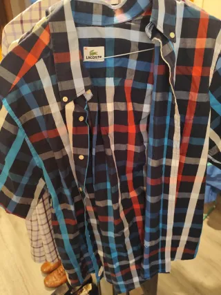 Camisa Lacoste Cuadros Talla L