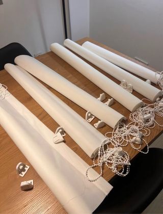 6 Estores Enrollables Blancos