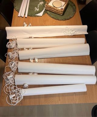 6 Estores Enrollables Blancos