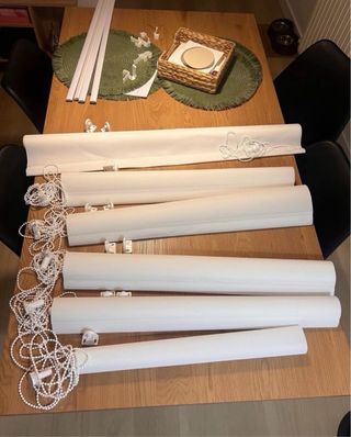 6 Estores Enrollables Blancos