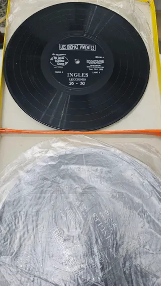 Vinilo Living English Curso Idioma 60s