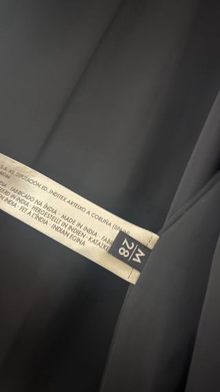 Cazadora Piel Uterqüe Negra