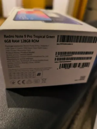 Xiaomi Redmi Note 9 Pro Tropical green