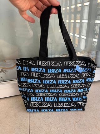 Bolso de viaje con estampado de Ibiza