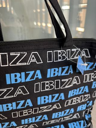 Bolso de viaje con estampado de Ibiza