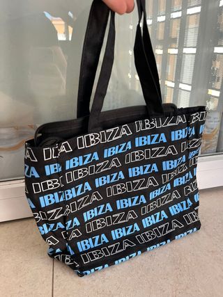 Bolso de viaje con estampado de Ibiza