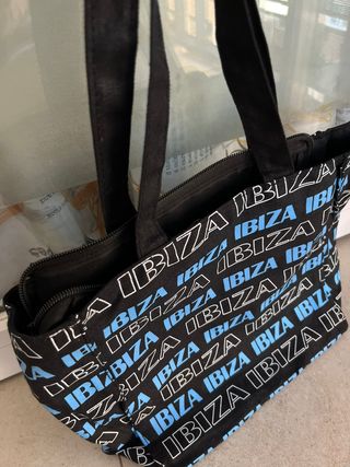 Bolso de viaje con estampado de Ibiza