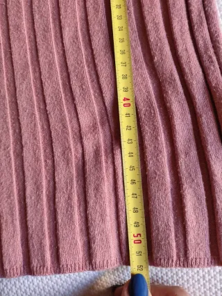 Camiseta de canalé Stradivarius rosa