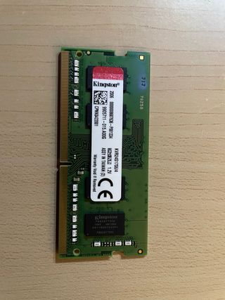 Memoria RAM Kingston 4GB DDR4 2400MHz Portátil