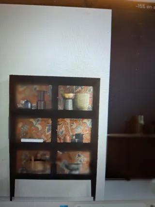 Vitrina Tikamoon Olmo Negra