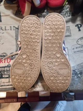 Adidas Bamba Hombre Roja y Blanca