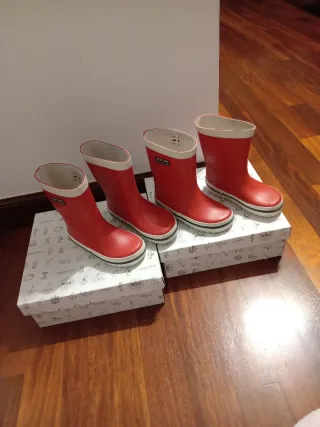 Botas de agua rojas Batela