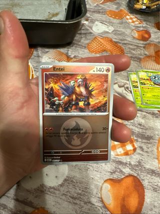 Carta Pokémon Entei Base 140 HP