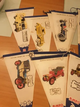 Colección Banderines Bimbo Historia Automóvil
