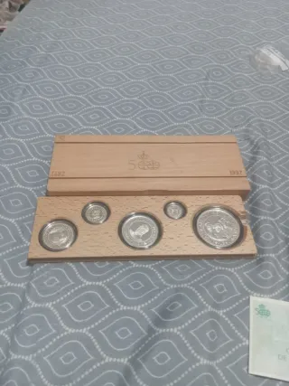 Monedas Plata V Centenario 1492-1992