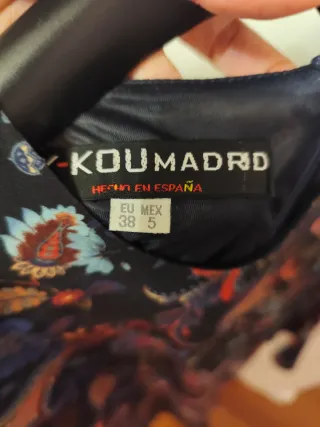 Vestido estampado talla 38