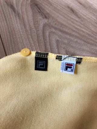 Polo FILA Vintage 90s Heritage - Amarillo Pastel