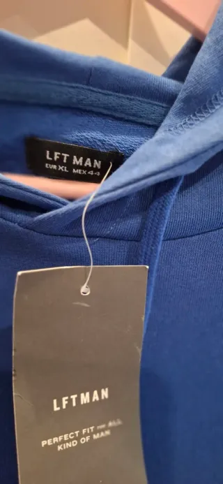 Sudadera LFTMAN azul con capucha