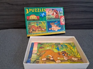 3 Puzzles Disney El Rey León Simba's Pride