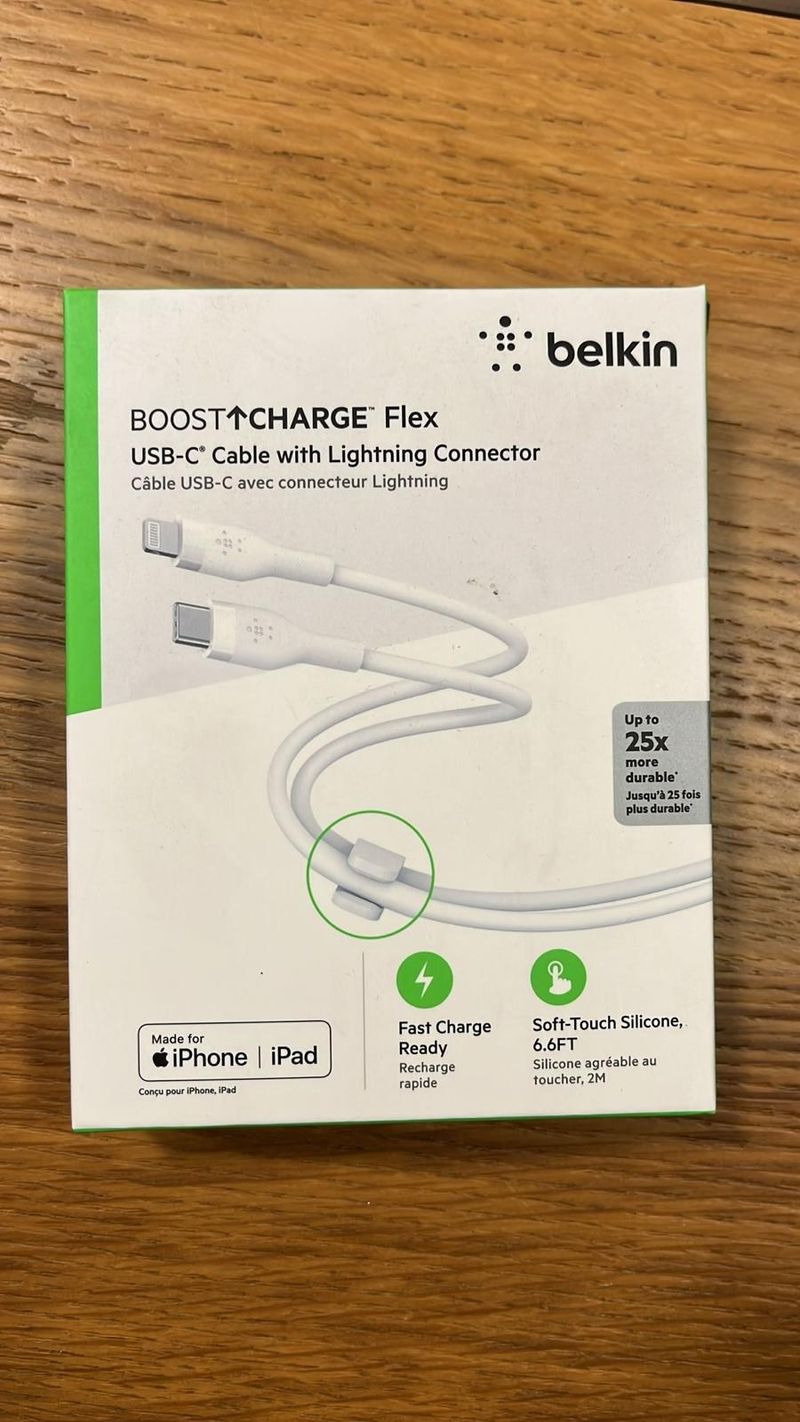Cable Belkin BOOST CHARGE USB-C a Lightning