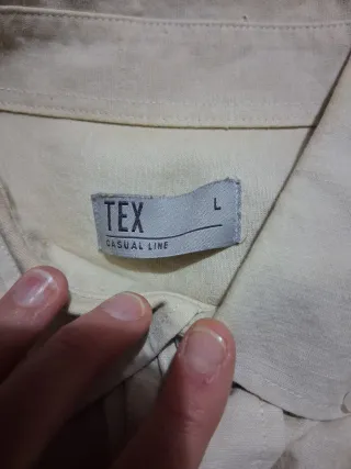 Camiseta manga corta hombre amarillo claro