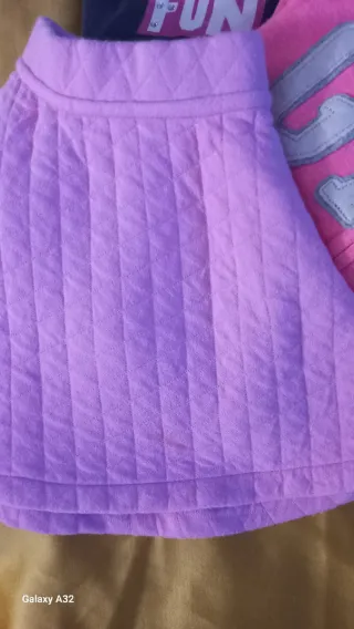 Set Bambina 4/5 Anni: Gonna, Felpa e Maglia