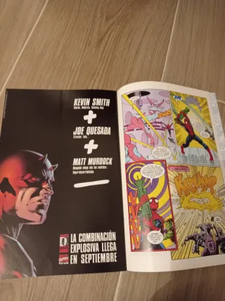 Comic Spiderman y el Duende Verde