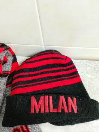 Set Sciarpa e Cappello Milan