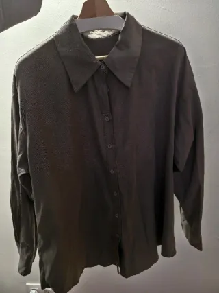 Camisa oversize gris topo XXL