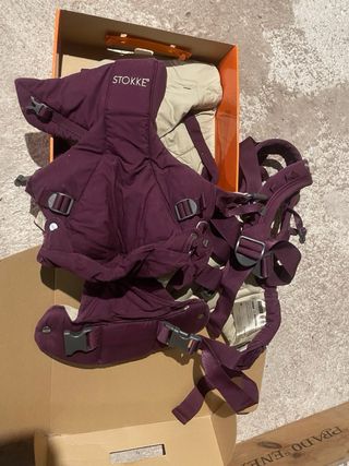 Mochila Portabebés Stokke MyCarrier Morada