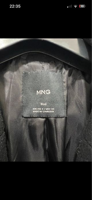 Cappotto donna lungo in lana nero