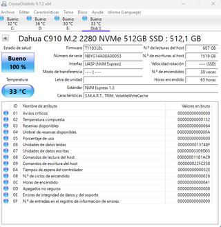 Discos duros SSD M.2 NVME 512GB Varios modelos