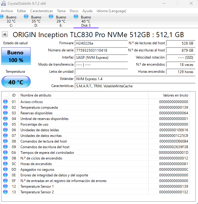 Discos duros SSD M.2 NVME 512GB Varios modelos afbeelding 7