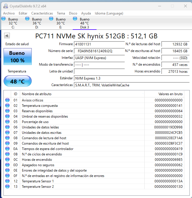 Discos duros SSD M.2 NVME 512GB Varios modelos afbeelding 9