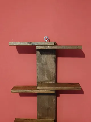 Porta Oggetti Decorativi Legno Vetro Metallo