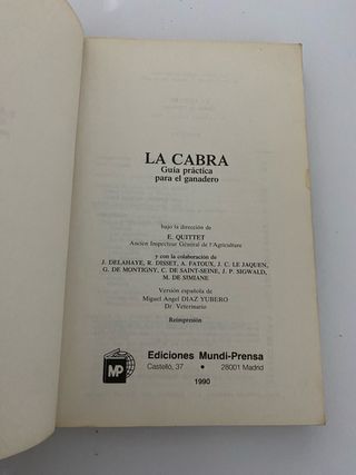 Libros-Guías sobre “La Cabra”