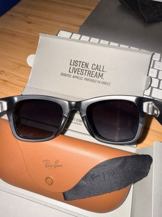 Gafas Ray-Ban Meta Wayfarer Negro Mate