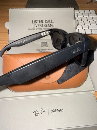 Gafas Ray-Ban Meta Wayfarer Negro Mate