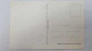 Postal siglo XX pareja romántica