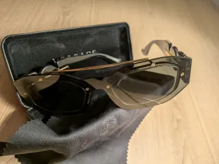 Occhiali Versace Moderni Nero/Oro