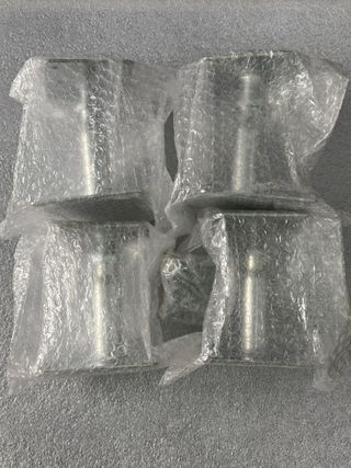 Pack 4 Soportes Postes Regulables Acero Galvanizad