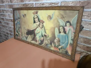 Quadro Vergine con Bambino e Angeli