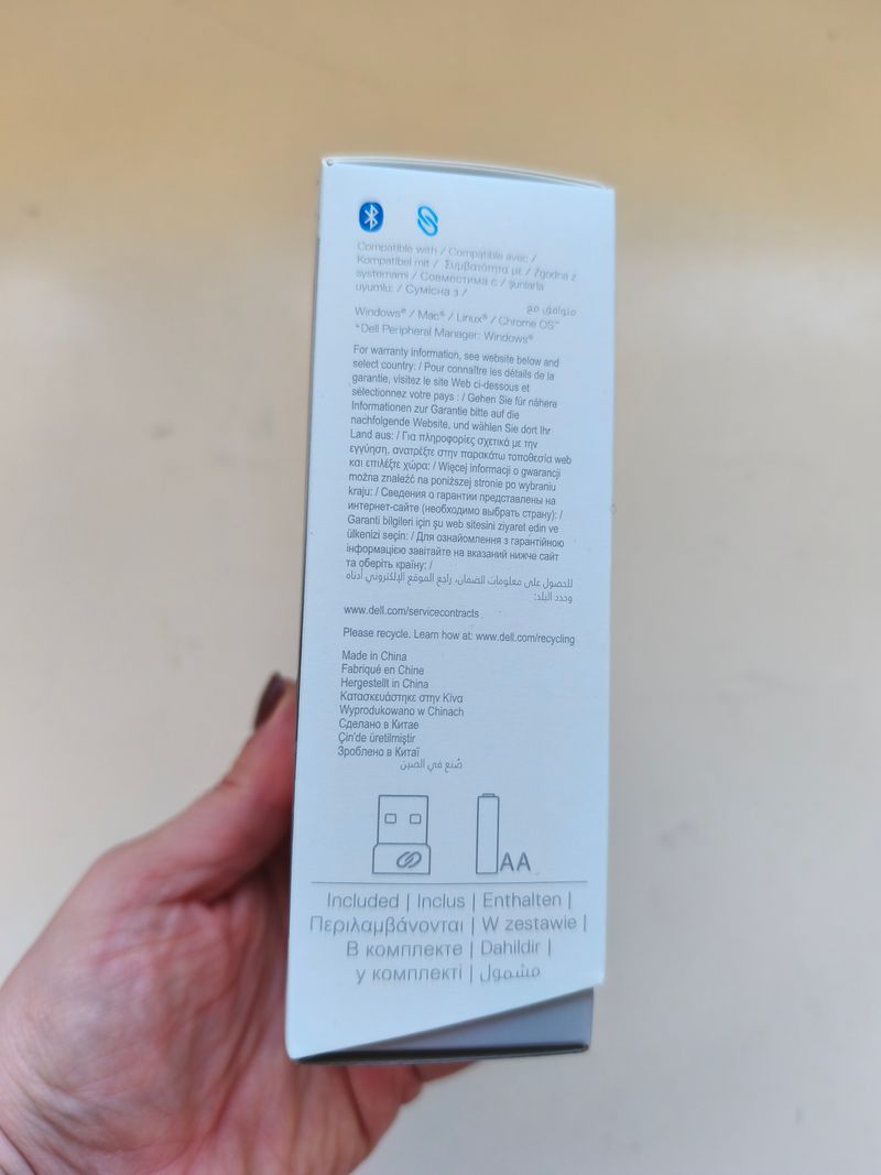 Dell Mobile Pro Wireless Mouse MS5120W (Gris) afbeelding 7