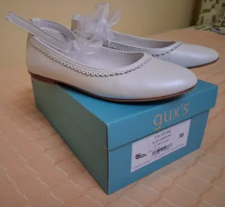 Vestido de Comunión Blanco y Rosa