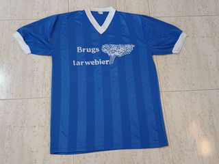 Camiseta vintage 70's. Belgium (Brugs Tarwebier)