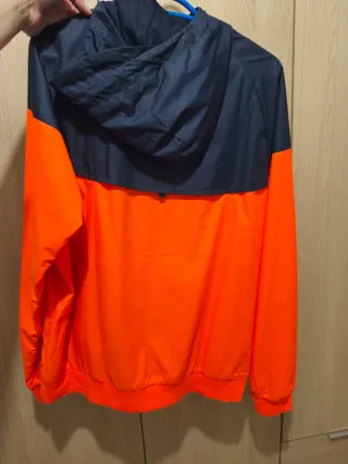 Cortavientos Nike Barça Azul Naranja